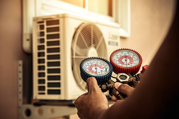 Professional Ac Installation technician working in Cook Springs, AL
